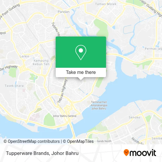 Tupperware Brands map