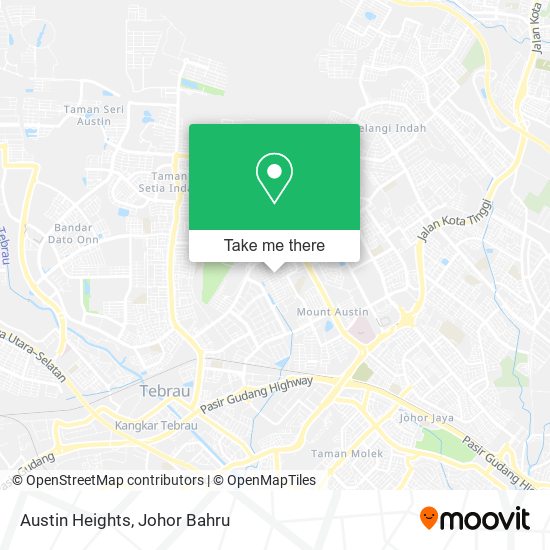 Austin Heights map