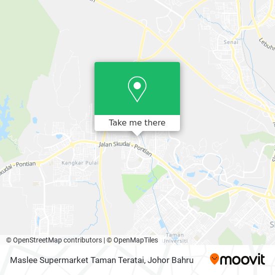 Maslee Supermarket Taman Teratai map