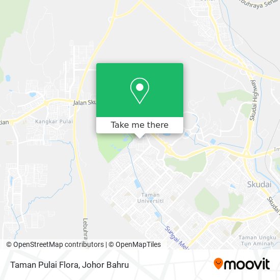 Taman Pulai Flora map