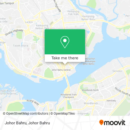 Johor Bahru map
