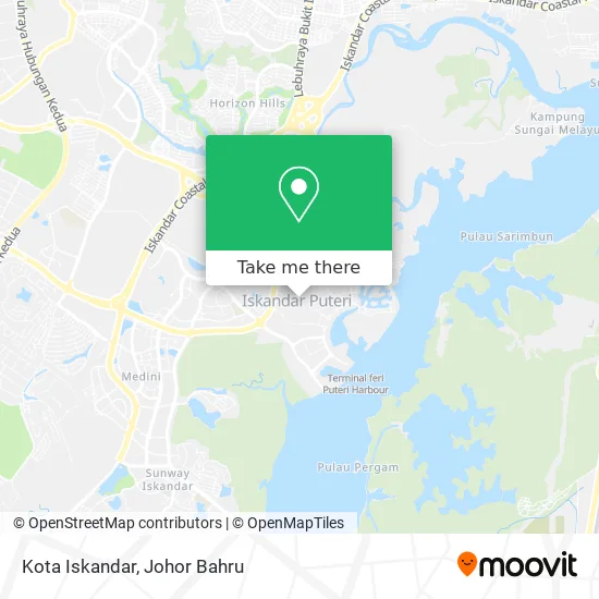Kota Iskandar map
