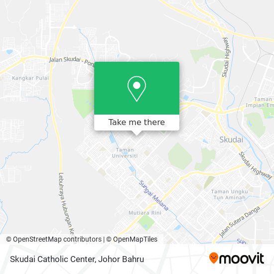 Skudai Catholic Center map