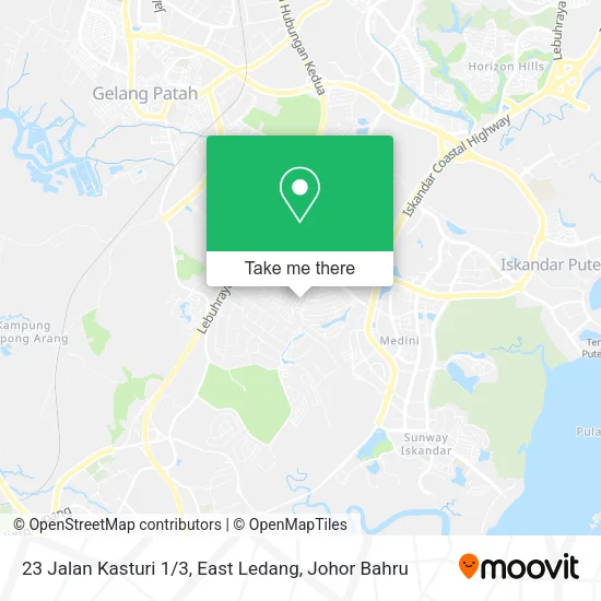 23 Jalan Kasturi 1 / 3, East Ledang map