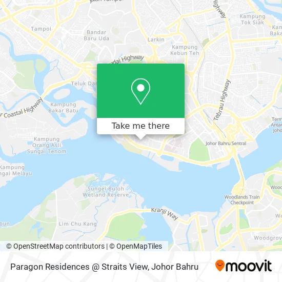 Paragon Residences @ Straits View map