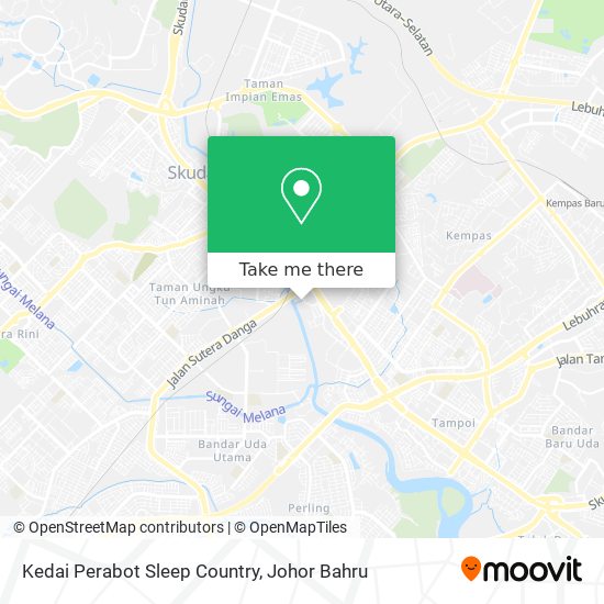 Kedai Perabot Sleep Country map