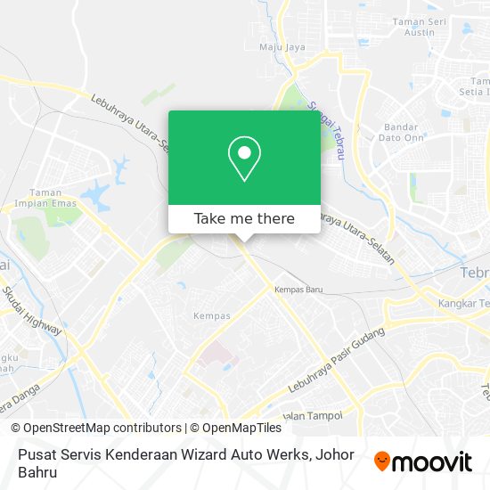 Pusat Servis Kenderaan Wizard Auto Werks map