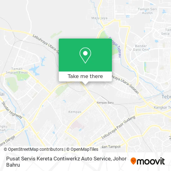 Pusat Servis Kereta Contiwerkz Auto Service map