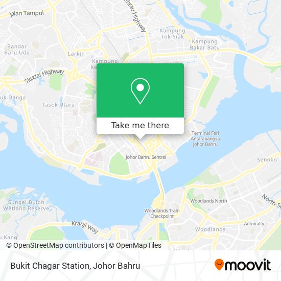 Bukit Chagar Station map