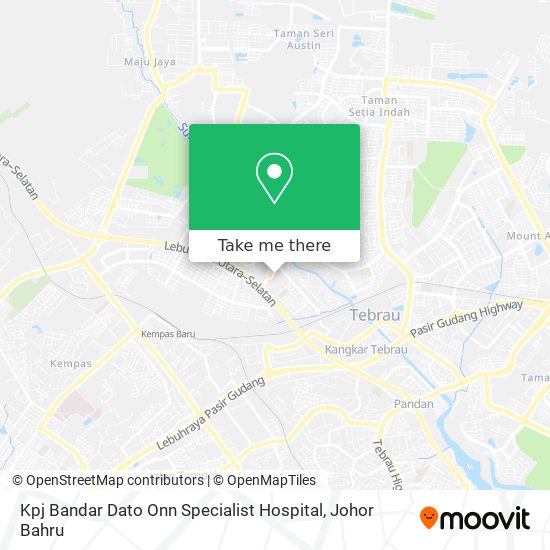 Kpj Bandar Dato Onn Specialist Hospital map