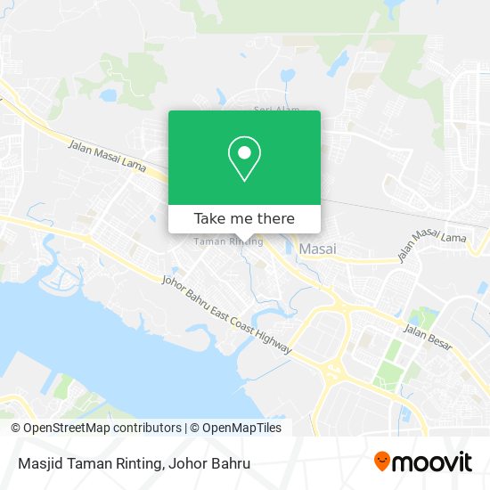 Masjid Taman Rinting map