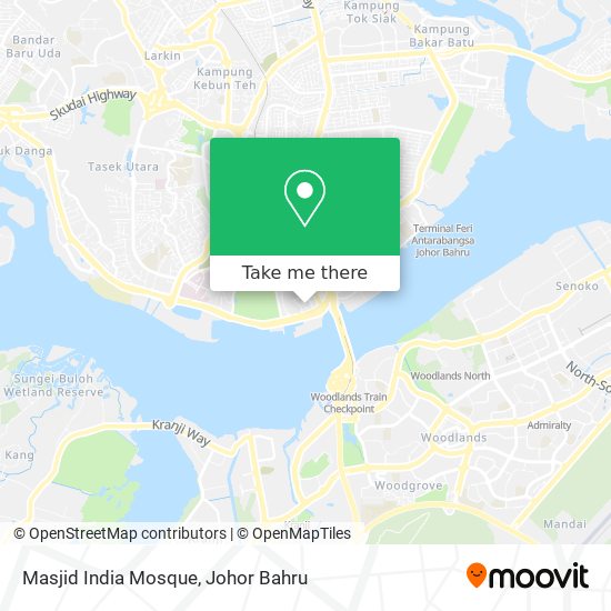 Masjid India Mosque map