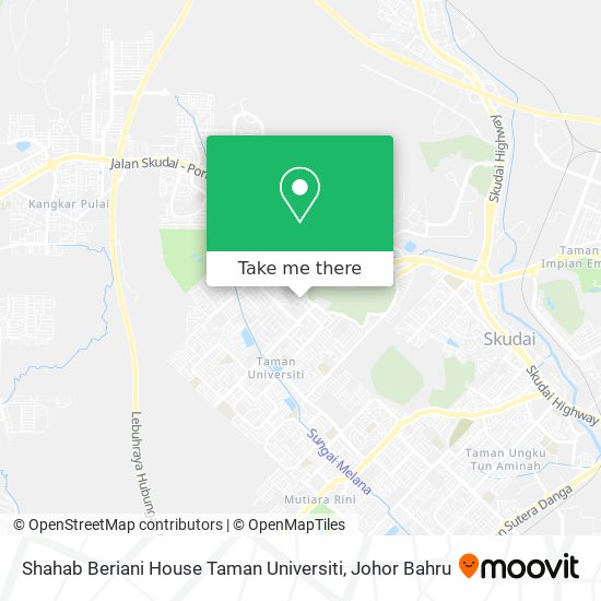 Shahab Beriani House Taman Universiti map