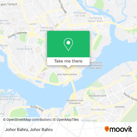 Johor Bahru map