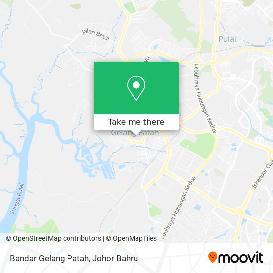 Bandar Gelang Patah map