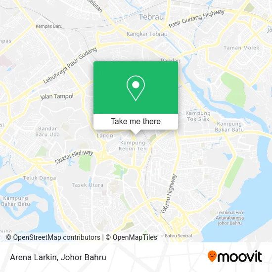 Arena Larkin map