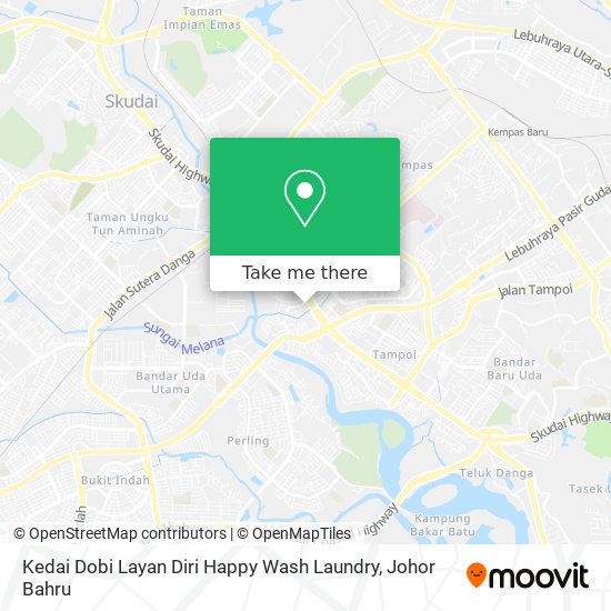 Kedai Dobi Layan Diri Happy Wash Laundry map