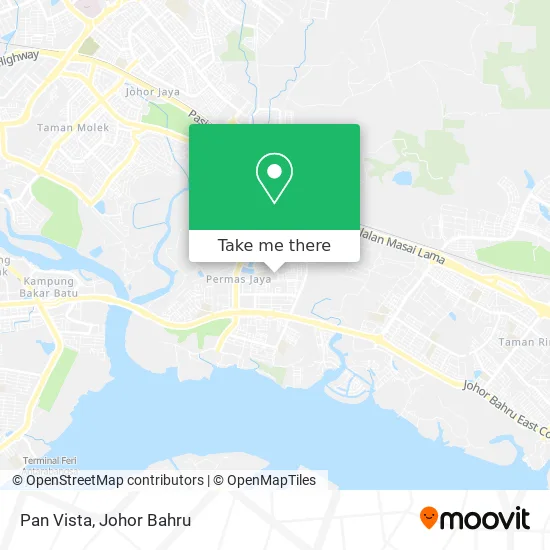 Pan Vista map