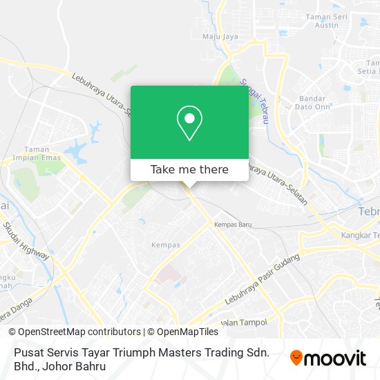 Pusat Servis Tayar Triumph Masters Trading Sdn. Bhd. map