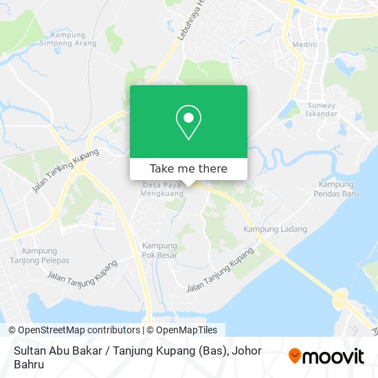 Sultan Abu Bakar / Tanjung Kupang (Bas) map