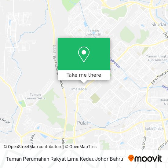 Taman Perumahan Rakyat Lima Kedai map