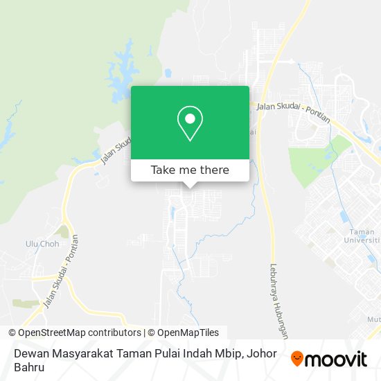 Dewan Masyarakat Taman Pulai Indah Mbip map