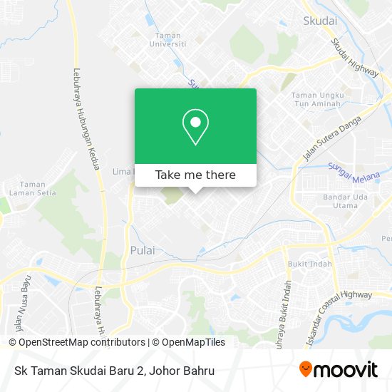Sk Taman Skudai Baru 2 map