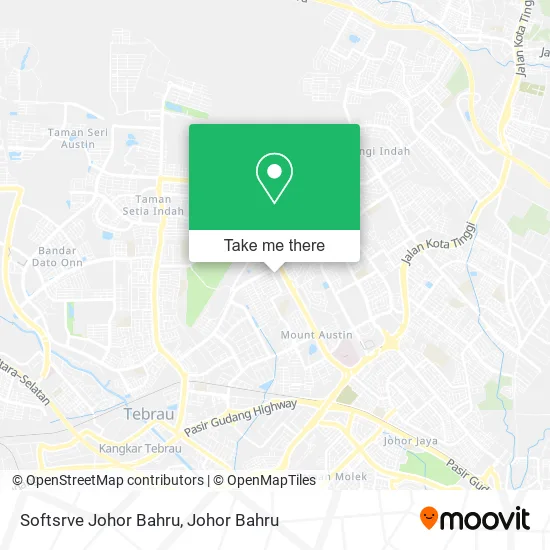 Softsrve Johor Bahru map