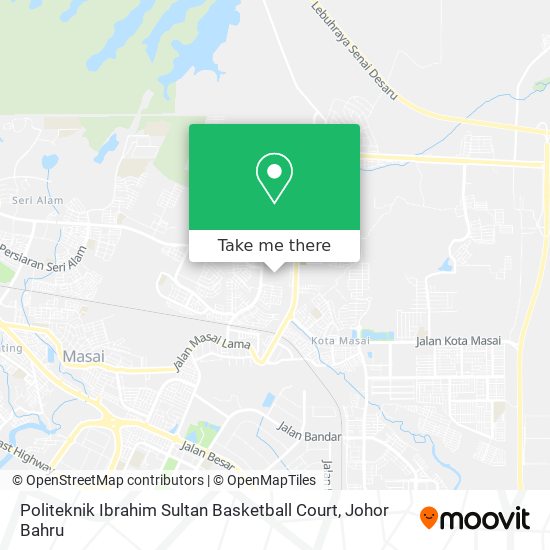 Politeknik Ibrahim Sultan Basketball Court map