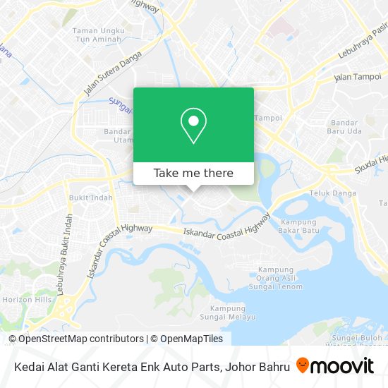 Kedai Alat Ganti Kereta Enk Auto Parts map