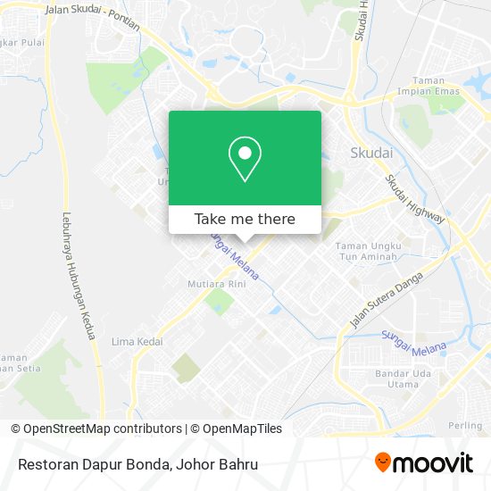 Restoran Dapur Bonda map