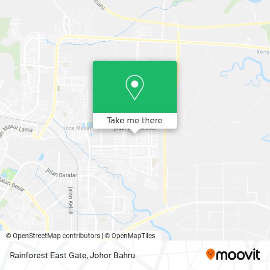 Rainforest East Gate map