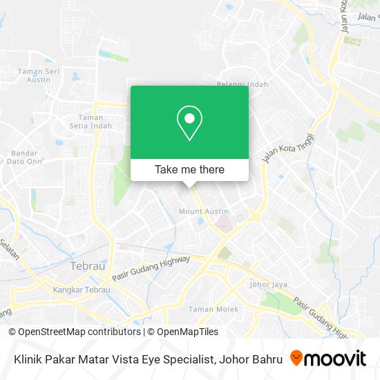 Klinik Pakar Matar Vista Eye Specialist map