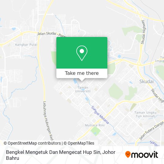 Bengkel Mengetuk Dan Mengecat Hup Sin map