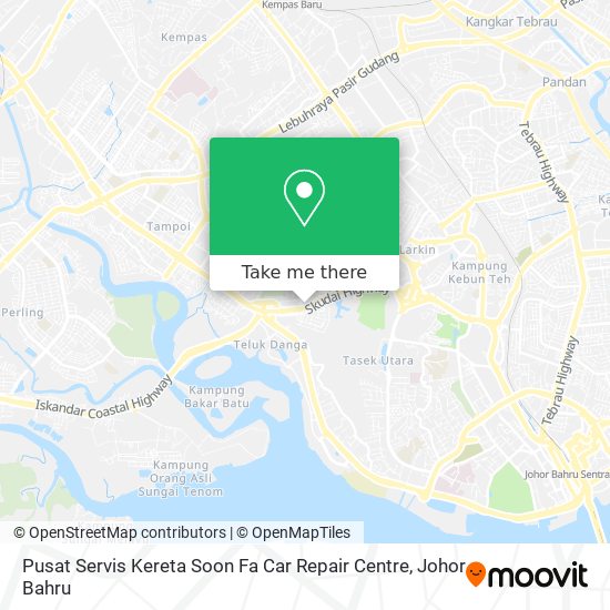 Pusat Servis Kereta Soon Fa Car Repair Centre map