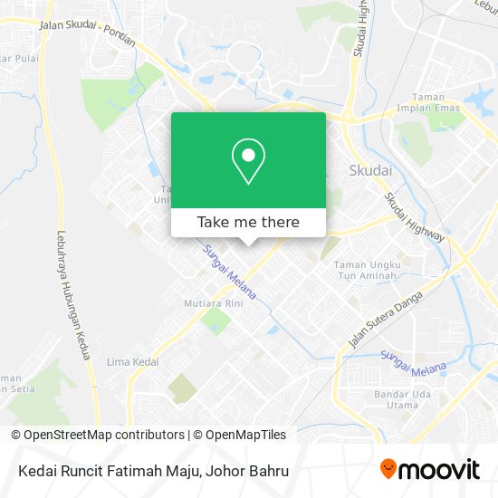 Kedai Runcit Fatimah Maju map