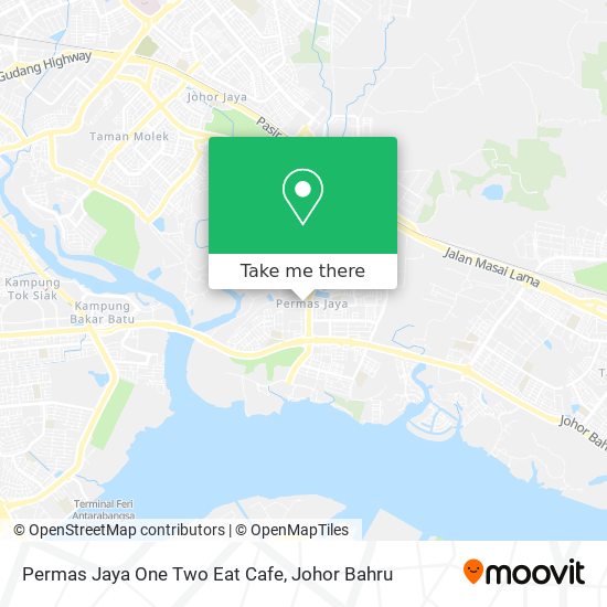 Permas Jaya One Two Eat Cafe map