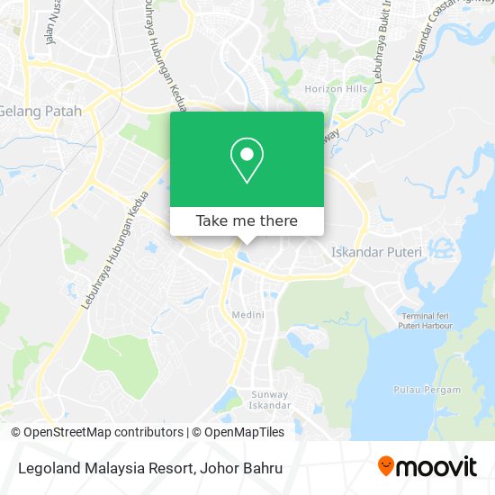 Legoland Malaysia Resort map