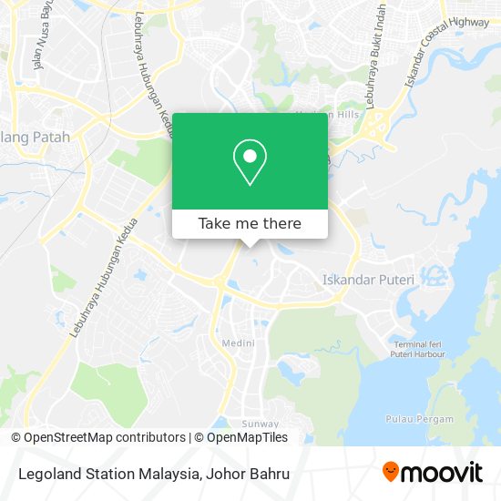 Legoland Station Malaysia map