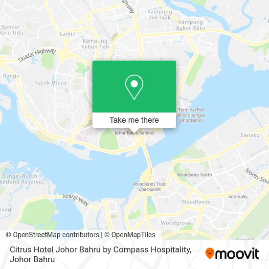 Citrus Hotel Johor Bahru by Compass Hospitality map