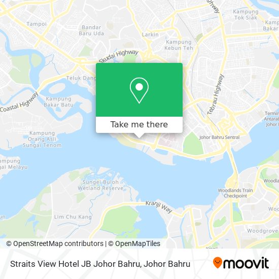Straits View Hotel JB Johor Bahru map