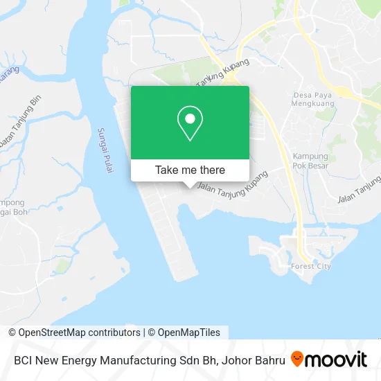 BCI New Energy Manufacturing Sdn Bh map