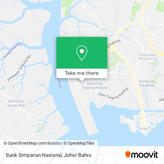 Bank Simpanan Nasional map