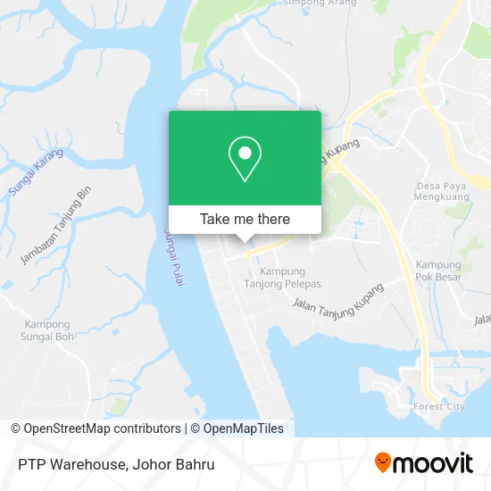 PTP Warehouse map
