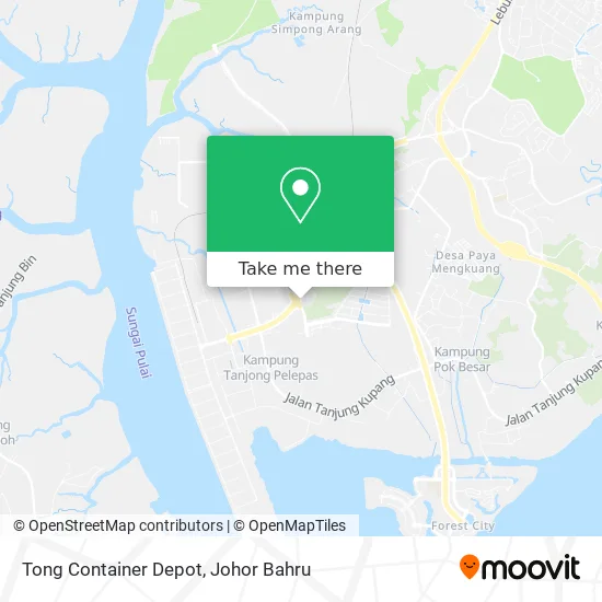 Tong Container Depot map