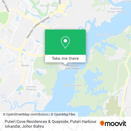 Puteri Cove Residences & Quayside, Puteri Harbour Iskandar map