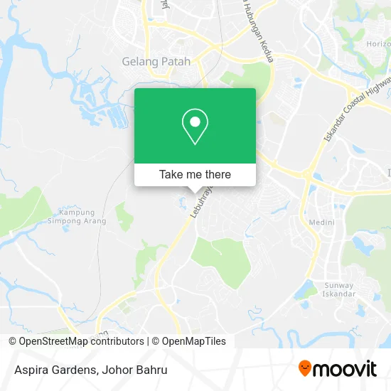 Aspira Gardens map