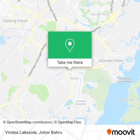 Viridea Lakeside map