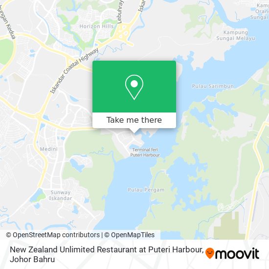 New Zealand Unlimited Restaurant at Puteri Harbour map