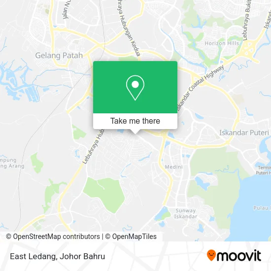 East Ledang map
